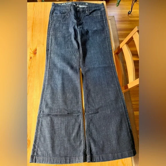 J. Crew Dark Indigo Wide-Leg Jeans - Picture 4 of 6